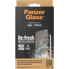 PanzerGlass PanzerGlass Re:fresh tvrzené sklo pro iPhone 15