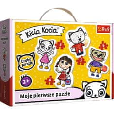 Trefl Baby puzzle Kicia Kocia 4v1 (3,4,5,6 dílků)