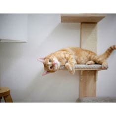 BRAVSON Škrabadlo pro kočky KERBL TIMBER - kočičí strom na zeď 150 cm