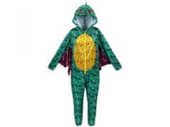 sarcia.eu Drak Jednodílné fleecové pyžamo, dětské onesie s kapucí 3-4 let 98/104 cm