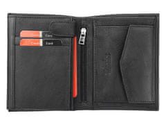 Pierre Cardin Pánská kožená peněženka Pierre Cardin Keshawn, černá