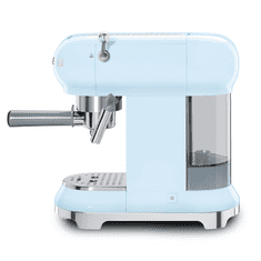 Smeg Pákový kávovar na Espresso / Cappucino 2 cup Smeg 50´s Retro Style, pastelově modrý