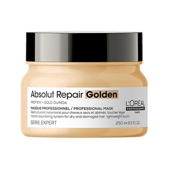 Loreal Professionnel Regenerační maska pro poškozené jemné vlasy Serie Expert Absolut Repair Gold Quinoa + Protein (Golde