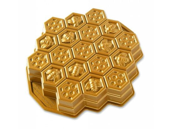 Nordic Ware Forma na bábovku včelí plástev zlatá Nordic Ware