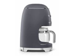 Smeg Kávovar na filtrovanou kávu 1,4l Smeg 50´s Retro Style, šedý