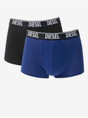 Diesel Sada dvou pánských boxerek v tmavě modré a černé barvě Diesel M