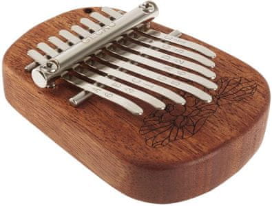 hudební nástroj kalimba gecko ocelové plátky dřevěné tělo snadná hra krásný zvonivý zvuk
