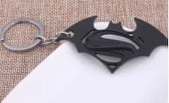Heroes Přívěsek na klíče Superman & Batman Black