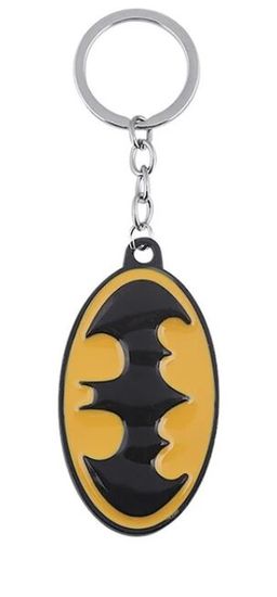 Heroes Přívěsek na klíče Batman žlutý / černý