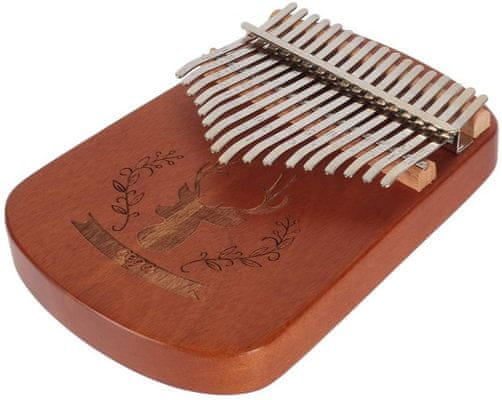 hudební nástroj kalimba Cega CKE30 ocelové plátky dřevěné tělo snadná hra krásný zvonivý zvuk 