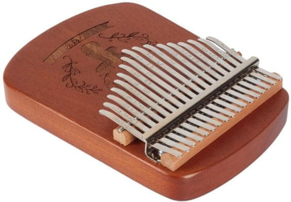 hudební nástroj kalimba Cega CKE30 ocelové plátky dřevěné tělo snadná hra krásný zvonivý zvuk