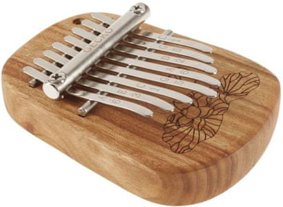 hudební nástroj kalimba gecko ocelové plátky dřevěné tělo snadná hra krásný zvonivý zvuk