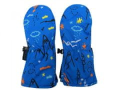 HolidaySport Dětské zimní lyžařské rukavice palčáky Echt C088 modrá XS