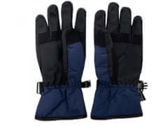 HolidaySport Dětské zimní lyžařské rukavice Echt C062 tm.modrá M