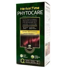 Rosaimpex Herbal Time Phytocare permanentní barva na vlasy natural Vegan 4R temná višeň 130 ml