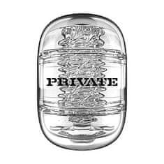 Private Private Clear Shot Pussy & Mouth, čirý mini masturbátor