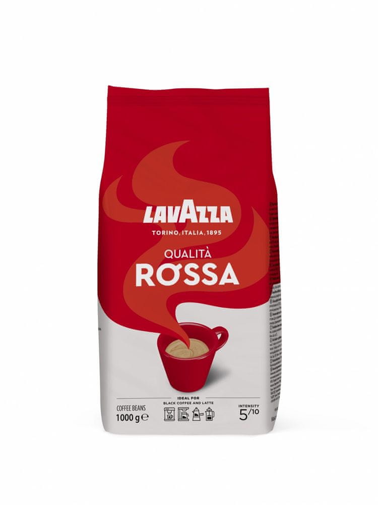 Levně Lavazza Qualitá Rossa zrnková káva 1 kg
