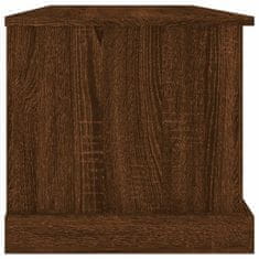 Vidaxl Úložný box hnědý dub 70 x 40 x 38 cm kompozitní dřevo