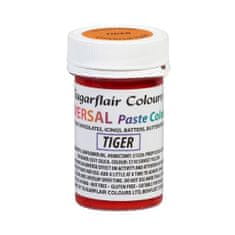 Sugarflair Colours Universal gelová barva - Tiger 22g