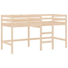 Vidaxl Dětská patrová postel se žebříkem 90 x 200 cm borové dřevo