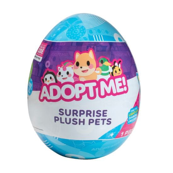 Roblox Adopt Me překvapivé plyšové vajíčko s virtuálním kódem