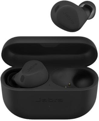 moderní bluetooth sluchátka jabra elite 8 active výborný zvuk anc technologie nabíjecí pouzdro odolnost potu a vodě pohodlná režim příposlechu