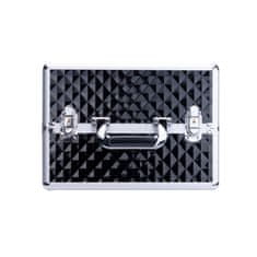 Nailee Dvoudílný kosmetický kufřík černý XXL Diamond 3D