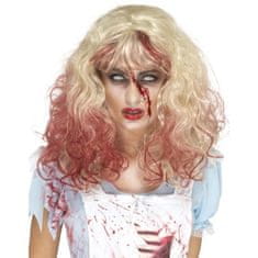 Smiffys Paruka blond krvavá Zombie Alice