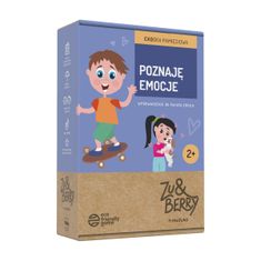 WOWO MUDUKO Pexeso Poznávám Emoce - Ekologická Paměťová Hra s Obrázkovými Kartami pro Děti od 2 let