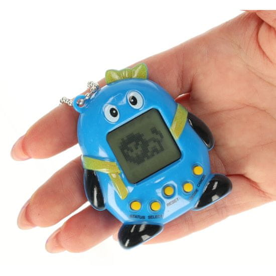 WOWO Interaktivní Elektronická Hračka Tamagotchi s Modrým Zvířetem