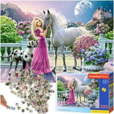 WOWO Puzzle CASTORLAND My Friend Unicorn - 300 dílků, vhodné pro děti 8+ let