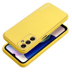 MobilMajak Obal / kryt na Samsung Galaxy A14 5G žlutý - LEATHER Case