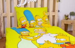 Jerry Fabrics Povlečení Simpsons Family green 140/200, 70/90