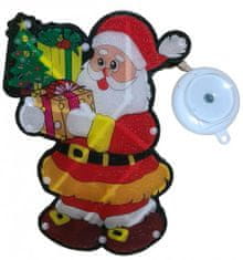 Foxter Svítící LED Santa Claus a sněhulák 25 cm