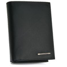 Bellugio Luxusní pánská kožená peněženka Bellugio Malakai, černá