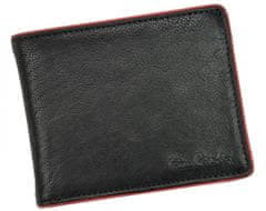 Pierre Cardin Pánská kožená peněženka na šířku Pierre Cardin Deniss, černá