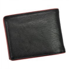 Pierre Cardin Pánská kožená peněženka na šířku Pierre Cardin Deniss, černá