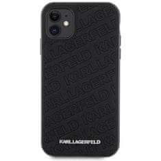 Karl Lagerfeld Originální kryt KARL LAGERFELD hardcase Quilted K Pattern KLHCN61PQKPMK for Apple iPhone 11/ Xr , barva černá