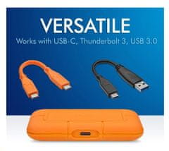 LaCie SSD Externí Rugged 2.5" 2TB - USB 3.1 Gen 2 Type C, Oranžová