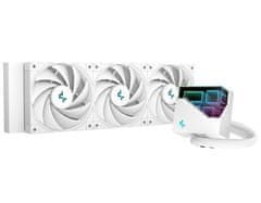 DEEPCOOL vodní chladič LT720 / 3x120 mm fan / ARGB / Intel i AMD bílý