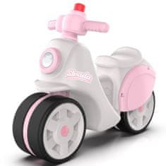 LEBULA Falk Ride Scooter Strada Retro For Girl.Tiché pneumatiky od 1 roku