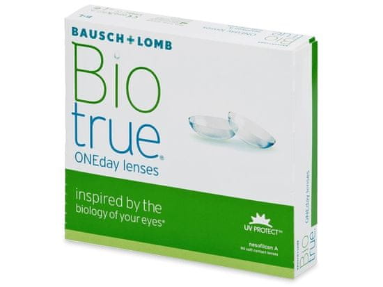 Bausch & Lomb Biotrue ONEday kontaktní čočky, 90ks Dioptrie: - 12,00
