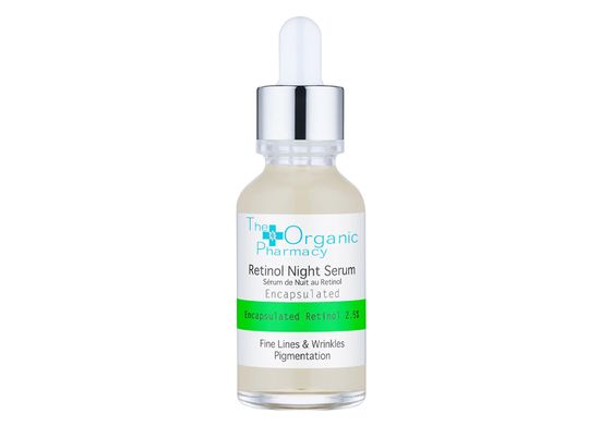 The Organic Factory Vyhlazující noční sérum s retinolem, 30 ml