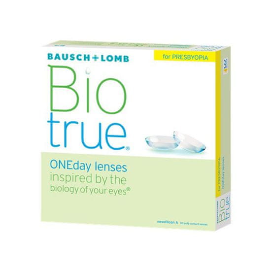 Bausch & Lomb BioTrue ONE day for Presbyopia kontaktní čočky, 90ks Dioptrie: - 9,00