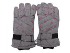 HolidaySport Juniorské zimní lyžařské rukavice C04 šedá
