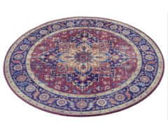 NOURISTAN Kusový koberec Asmar 104000 Plum/Red kruh 160x160 (průměr) kruh