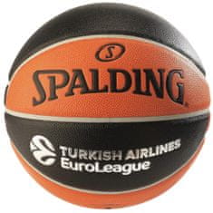 Spalding Míče basketbalové černé 7 Euroleague TF500