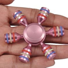 Fidget Spinner Kovový Fidget Spinner Pístový růžový