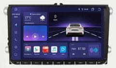 Hizpo Multimediální přehrávač Android 12 pro Volkswagen/Skoda/Seat 128GB 8core
