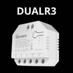 Sonoff  DUAL R3 Relé 2 kanály, měření energie rolet